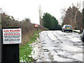 Private road to Burgh Castle Marina