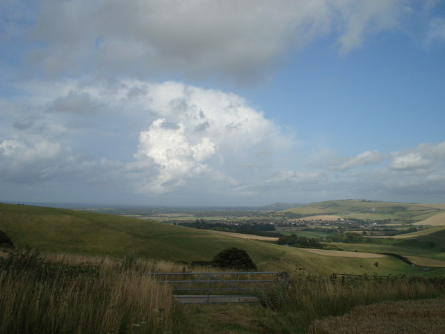 South Downs on the Monarch Way above Steyning
