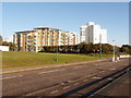 Bournemouth: modern flats on the East Cliff