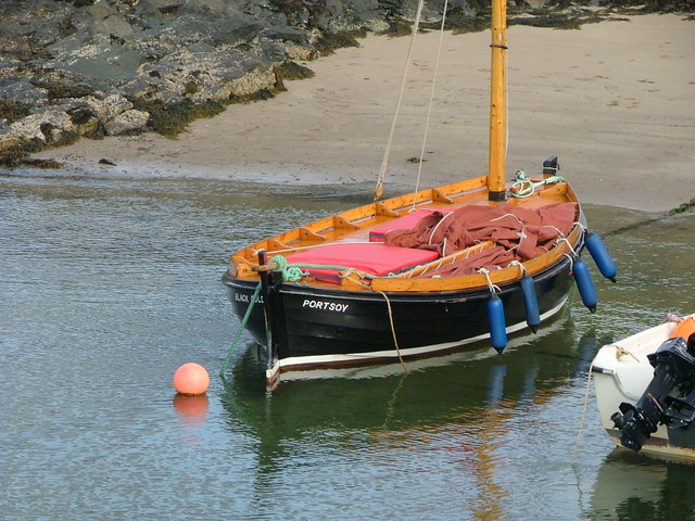 Black Gold in Portsoy Harbour