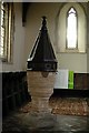 St Swithun, Merton, Oxon - Font