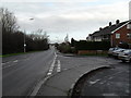 Approaching the junction of  the B2150 and The Hundred