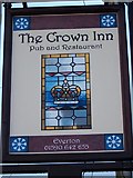 SZ2994 : Sign for the Crown Inn by Maigheach-gheal