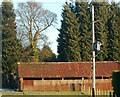 Transformer and sheds at Greenacres, Staverton