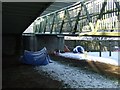 Abandoned tents