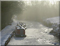 A frozen Peak Forest Canal