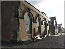 J3576 : Pump House at the Thompson Graving Dock,Belfast. by HENRY CLARK
