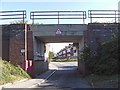 Railway bridge in Redlands Lane