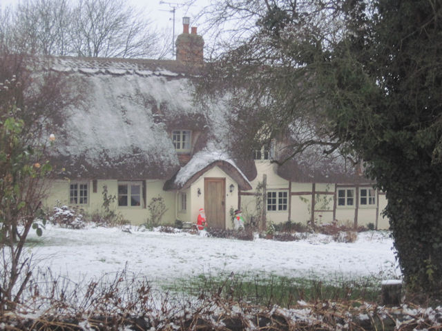 Cottage in the snow © John Firth :: Geograph Britain and Ireland