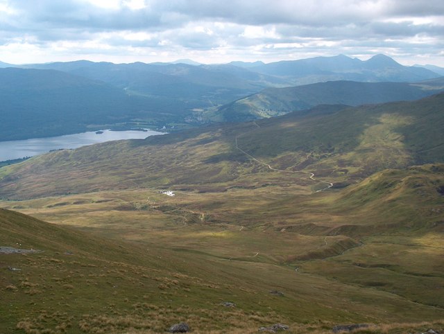 The lower slopes of Beinn Ghlas