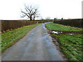 Stoke Common Lane near Lower Farm, Purton Stoke