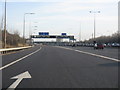 SP3882 : M6 Motorway At Junction 2 by Peter Whatley
