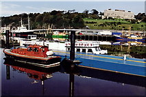 S6012 : Waterford - Boats on River Suir and Jurys Hotel by Joseph Mischyshyn