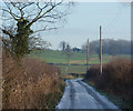 Looking along Grove Coach Road