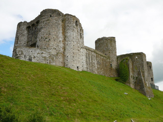 Kidwelly Castle from Gwendraeth Fach