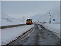 NN6278 : Snowplough on the A9 by Dave Fergusson