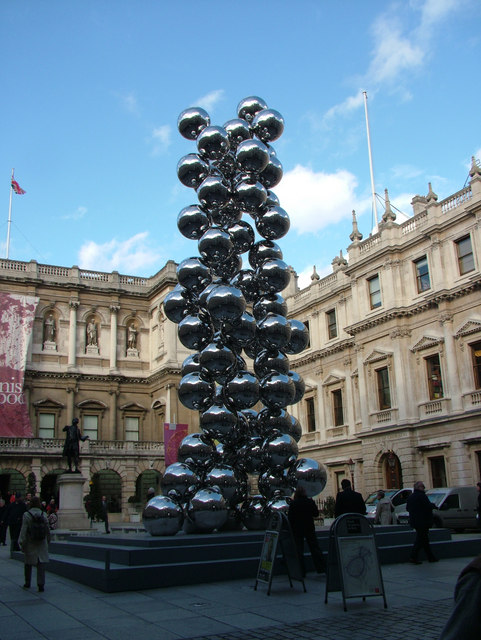 Anish Kapoor sculpture in courtyard of... © John Goldsmith :: Geograph ...