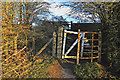 Kissing gate beside the River Slea - Sleaford