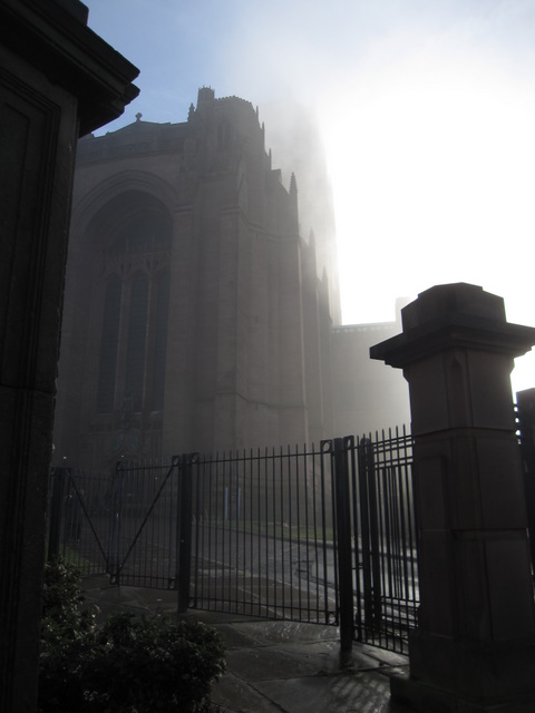 The Anglican Cathedral from the precinct gates
