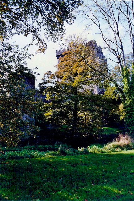 Blarney Castle grounds - River, tower and castle