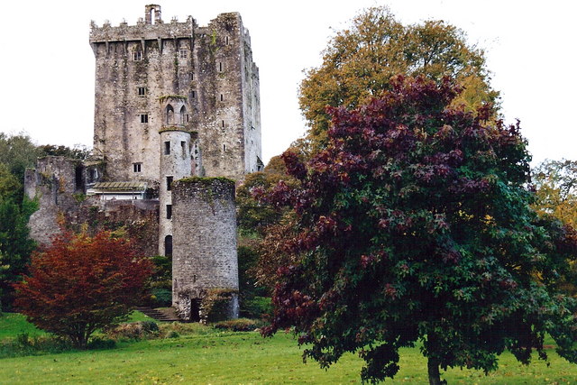 Blarney Castle grounds - Two towers and castle