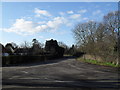 Junction of Ham Lane and Church Road in early January