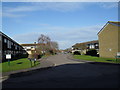 Looking from Church Road into Pollard Close