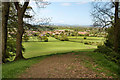 Coopers Hill Footpath: View Towards Cross Hands