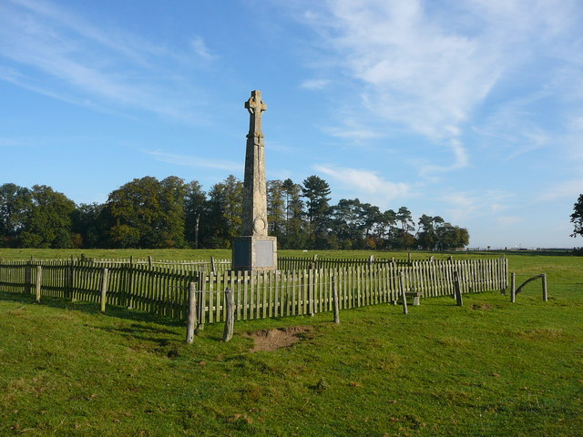 War Memorial on common land near Gumley