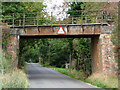 SY9184 : Railway bridge over grange road by Phil Champion