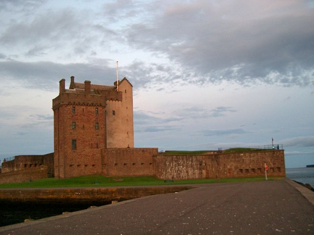 Broughty Castle at sunset
