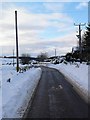 Snow-ploughed roads between Inchrory and Balblair