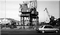 J3474 : Harbour cranes, Belfast by Albert Bridge