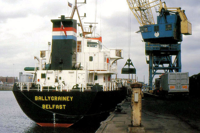 The "Ballygrainey" at Belfast