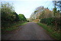 Entrance drive to Croydon Hall