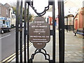 The Council House Clock Tower inscription, south side, Old Cwmbran