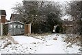 Footpath and old garage