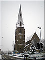 St Lukes in the snow 1