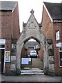 Side gate to the church