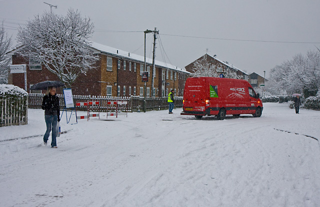 Parcel Force Delivery © Martin Addison cc-by-sa/2.0 :: Geograph Britain ...