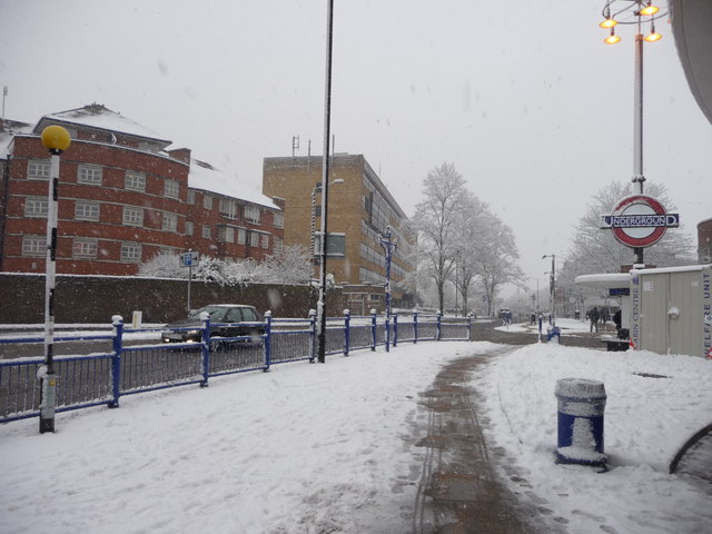 Southgate in the snow