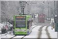 Croydon Trams in the Snow (6)