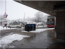 TQ2995 : Oakwood Station in the snow by Christine Matthews