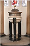 TQ2904 : St Andrew, Hove, Sussex - Font by John Salmon