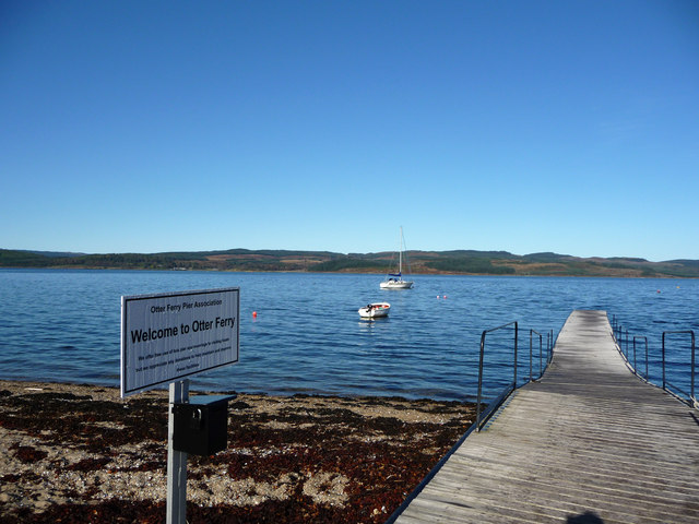 Modern Pier at Otter Ferry © Phil Champion :: Geograph Britain and Ireland