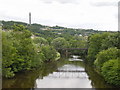 River Calder from Gas Works Bridge