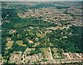 Aerial view of Coombe Wood and Thundersley Glen