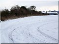 SU0624 : Tracks in the snow, Knighton Hill by Maigheach-gheal