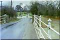 Chelmer in flood at Parsonage Bridge, Howe Street, 1990