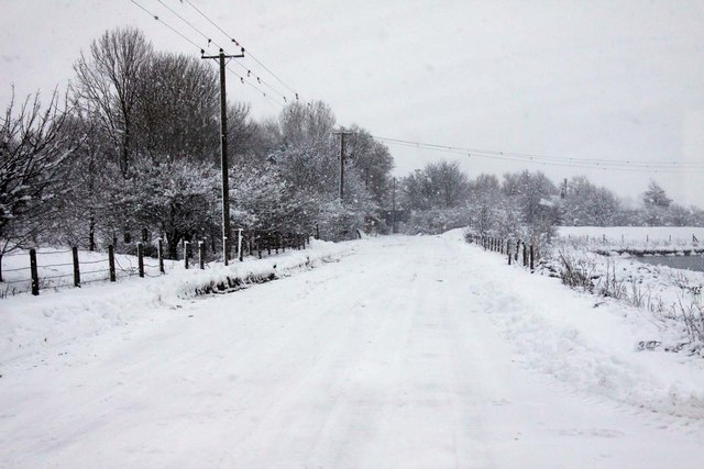 The road from Appleford Sidings